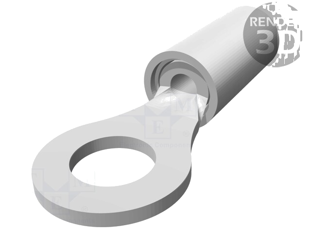 Uiteinde: oog; M4; Ø: 4,34mm; 0,8÷0,9mm2; klemmen; voor draad; rood Uiteinde: oog; M4; Ø: 4,34mm; 0,8÷0,9mm2; klemmen; voor draad; rood